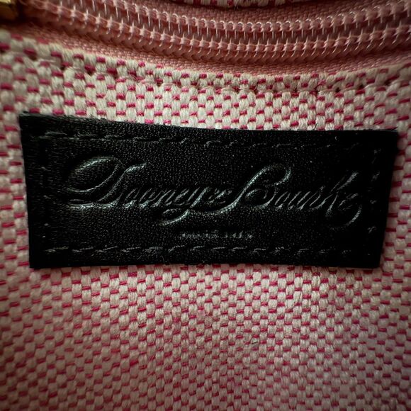 Dooney & Bourke Mini Flap Crossbody Black Croc Leather Pink Lining Y2K 2000s Bag - Picture 14 of 16